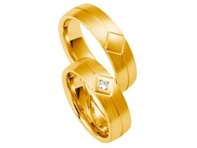 Eheringe Set Gelbgold Trauringe Ringe