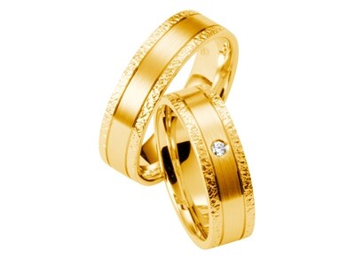 Eheringe Set Gelbgold Trauringe Ringe