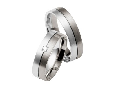 Eheringe Set Weißgold Trauringe Ringe