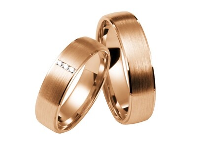 Eheringe Set Mittelgold Trauringe Ringe