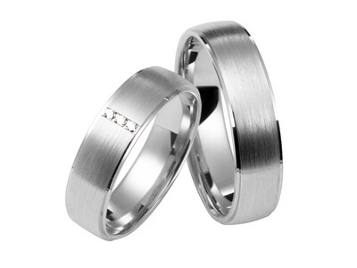 Eheringe Set Weißgold Trauringe Ringe