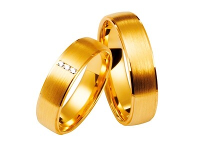 Eheringe Set Gelbgold Trauringe Ringe