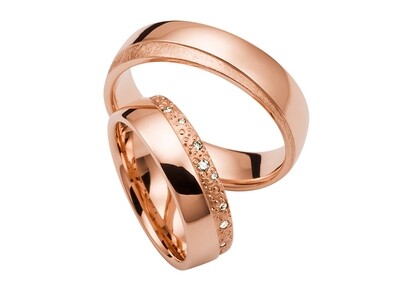 Eheringe Set Rotgold Trauringe Ringe