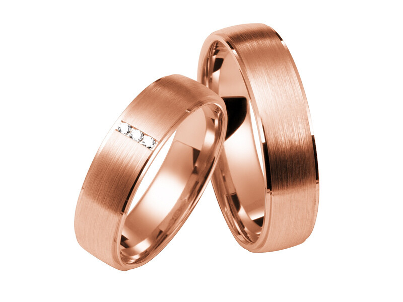 Eheringe Set Rotgold Trauringe Ringe