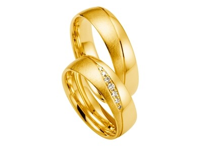 Eheringe Set Gelbgold Trauringe Ringe