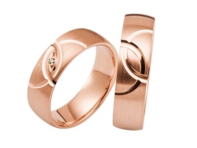 Eheringe Set Rotgold Trauringe Ringe