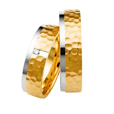 Eheringe Set Weißgold Gelbgold Trauringe Ringe