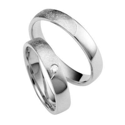 Eheringe Set Weißgold Trauringe Ringe