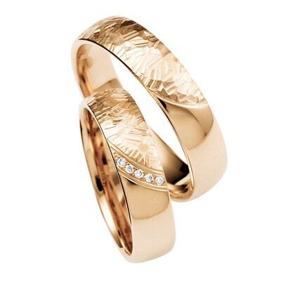 Eheringe Set Mittelgold Trauringe Ringe