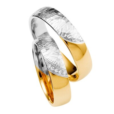 Eheringe Set Weißgold Gelbgold Trauringe Ringe