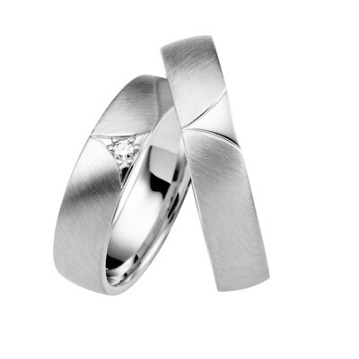 Eheringe Set Weißgold Trauringe Ringe