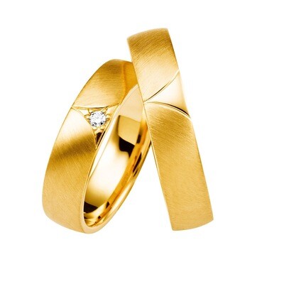 Eheringe Set Gelbgold Trauringe Ringe