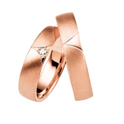 Eheringe Set Rotgold Trauringe Ringe