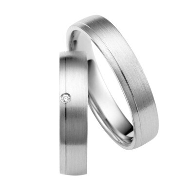 Eheringe Set Weißgold Trauringe Ringe