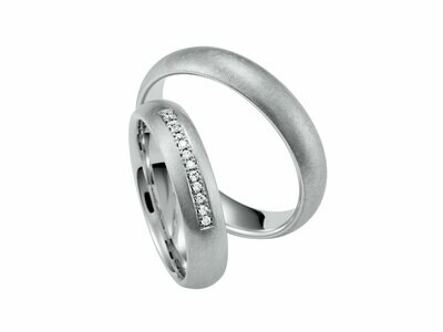 Eheringe Set Weißgold Trauringe Ringe