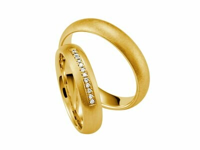 Eheringe Set Gelbgold Trauringe Ringe