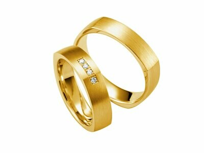 Eheringe Set Gelbgold Trauringe Ringe