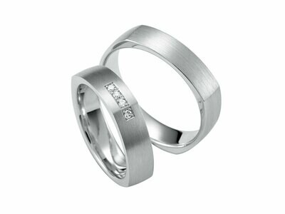 Eheringe Set Weißgold Trauringe Ringe