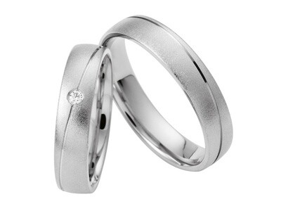 Eheringe Set Weißgold Trauringe Ringe