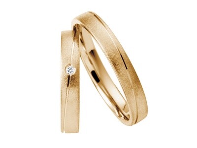 Eheringe Set Mittelgold Trauringe Ringe