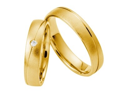 Eheringe Set Gelbgold Trauringe Ringe
