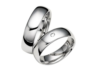 Eheringe Set Weißgold Trauringe Ringe