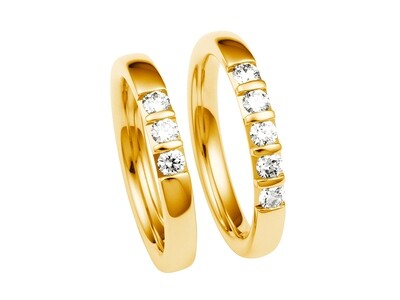Damen Eheringe Gelbgold Trauringe Ringe