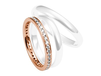 Beisteckring Rotgold