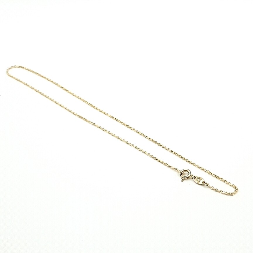 Damenkette Gelbgold 42 cm
