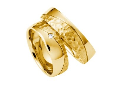 EHERINGSET GELBGOLD RINGE 585/000 GOLDSCHMIEDE JUWELIER EDER FELDBACH
