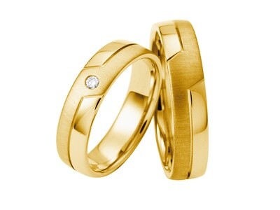 EHERINGSET GELBGOLD RINGE 585/000 GOLDSCHMIEDE JUWELIER EDER FELDBACH