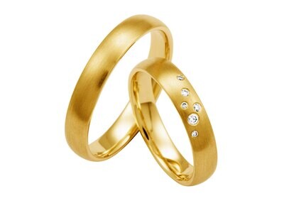 EHERINGSET GELBGOLD RINGE 585/000 GOLDSCHMIEDE JUWELIER EDER FELDBACH