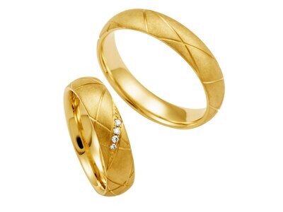 EHERINGSET GELBGOLD RINGE 585/000 GOLDSCHMIEDE JUWELIER EDER FELDBACH