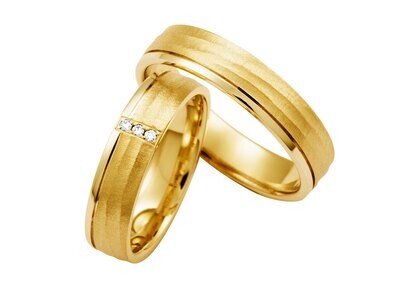 EHERINGSET GELBGOLD RINGE 585/000 GOLDSCHMIEDE JUWELIER EDER FELDBACH