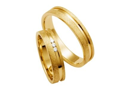 EHERINGSET GELBGOLD RINGE 585/000 GOLDSCHMIEDE JUWELIER EDER FELDBACH