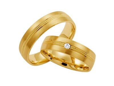 EHERINGSET GELBGOLD RINGE 585/000 GOLDSCHMIEDE JUWELIER EDER FELDBACH