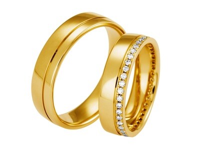 EHERINGSET GELBGOLD RINGE 585/000 GOLDSCHMIEDE JUWELIER EDER FELDBACH