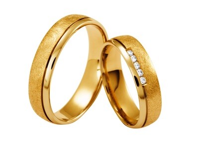 EHERINGSET GELBGOLD RINGE 585/000 GOLDSCHMIEDE JUWELIER EDER FELDBACH