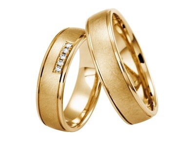 EHERINGSET MITTELGOLD ROSEGOLD RINGE 585/000 GOLDSCHMIEDE JUWELIER EDER FELDBACH