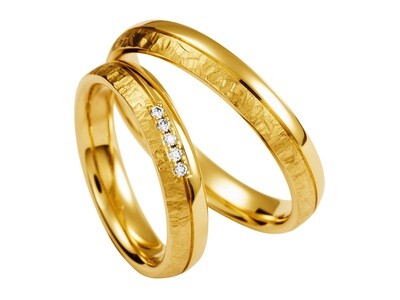 EHERINGSET GELBGOLD RINGE 585/000 GOLDSCHMIEDE JUWELIER EDER FELDBACH