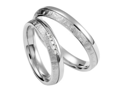 EHERINGSET PALLADIUM WEISSGOLD RINGE 585/000 GOLDSCHMIEDE JUWELIER EDER FELDBACH