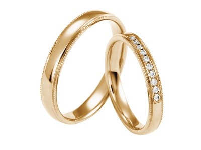 EHERINGSET MITTELGOLD ROSEGOLD RINGE 585/000 GOLDSCHMIEDE JUWELIER EDER FELDBACH