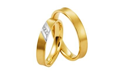 EHERINGSET WEISS GELB GOLD BICOLOR RING 585 / 000 GOLDSCHMIEDE JUWELIER EDER FELDBACH