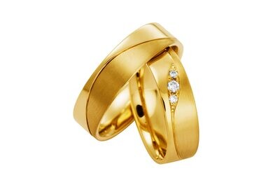 EHERINGSET GELBGOLD RINGE 585/000 GOLDSCHMIEDE JUWELIER EDER FELDBACH