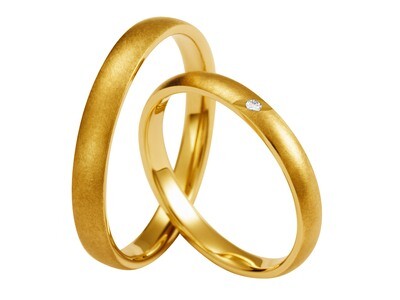 EHERINGSET GELBGOLD RINGE 585/000 GOLDSCHMIEDE JUWELIER EDER FELDBACH