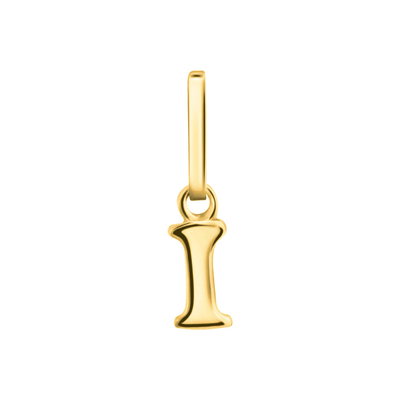​Anhänger Buchstabe I, 585 Gelbgold, 6mm, schlicht