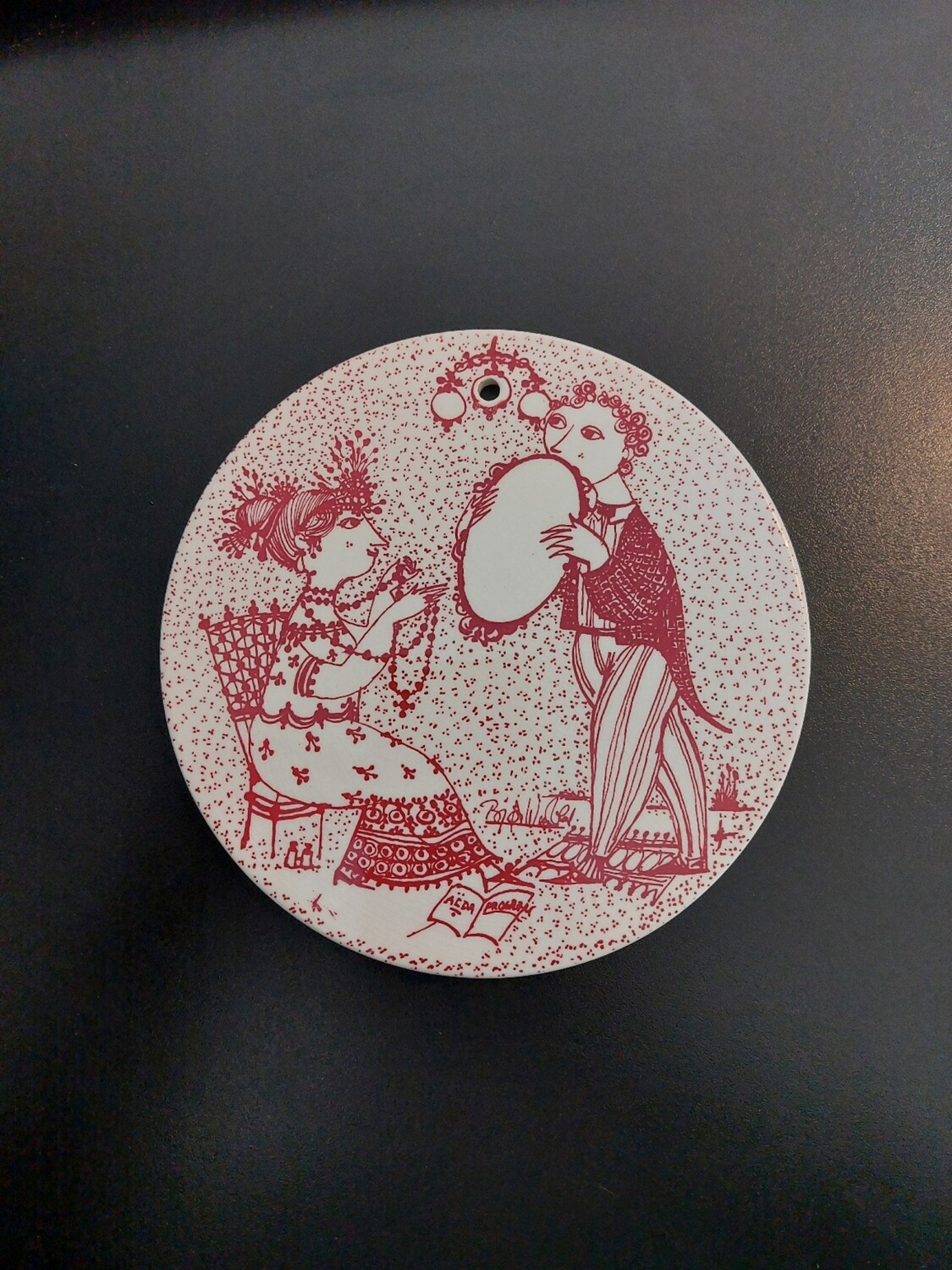 Vintage Wandteller September