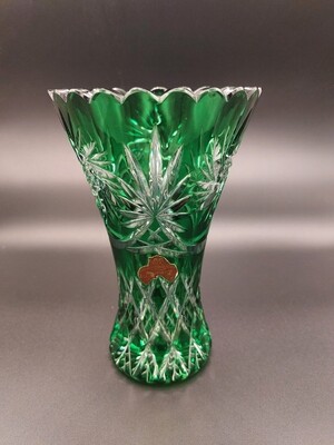 Vintage Bleikristallglas Vase