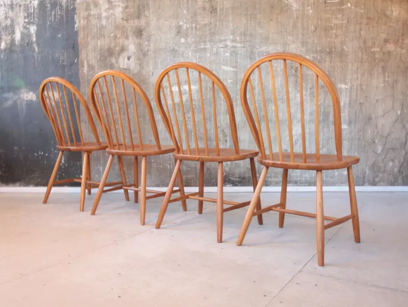 4er Set Vintage Stühle