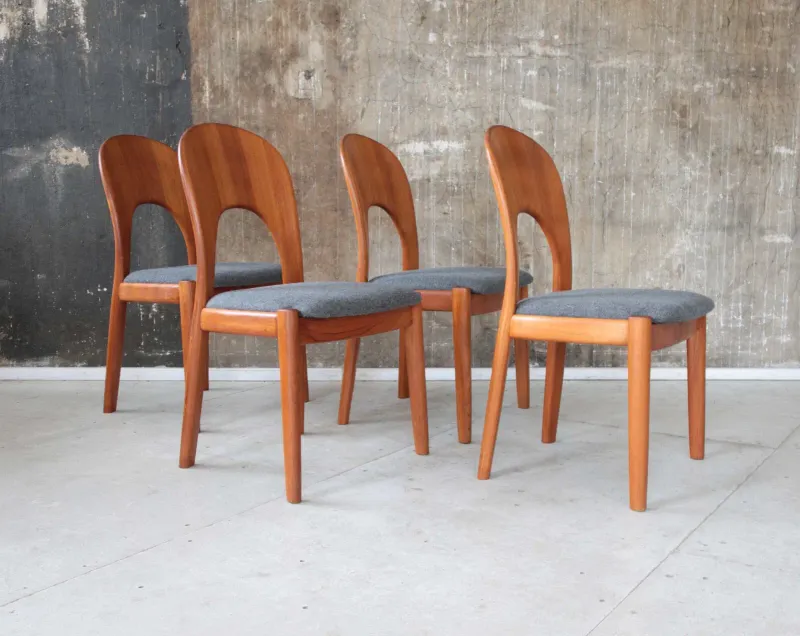 4er Set Vintage Stühle